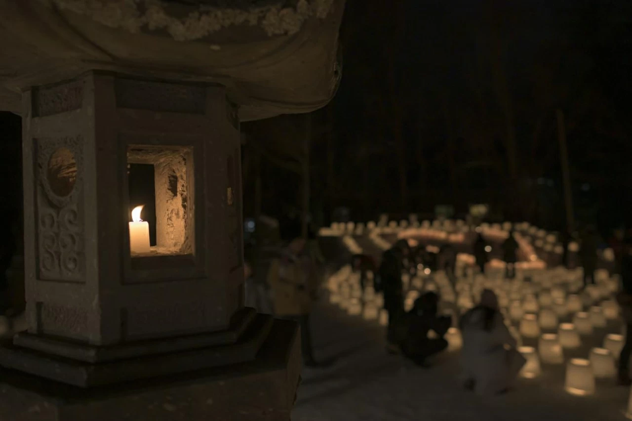 Yukitoro – lễ hội nến tuyết thắp sáng mùa Đông Jozankei, Nhật Bản