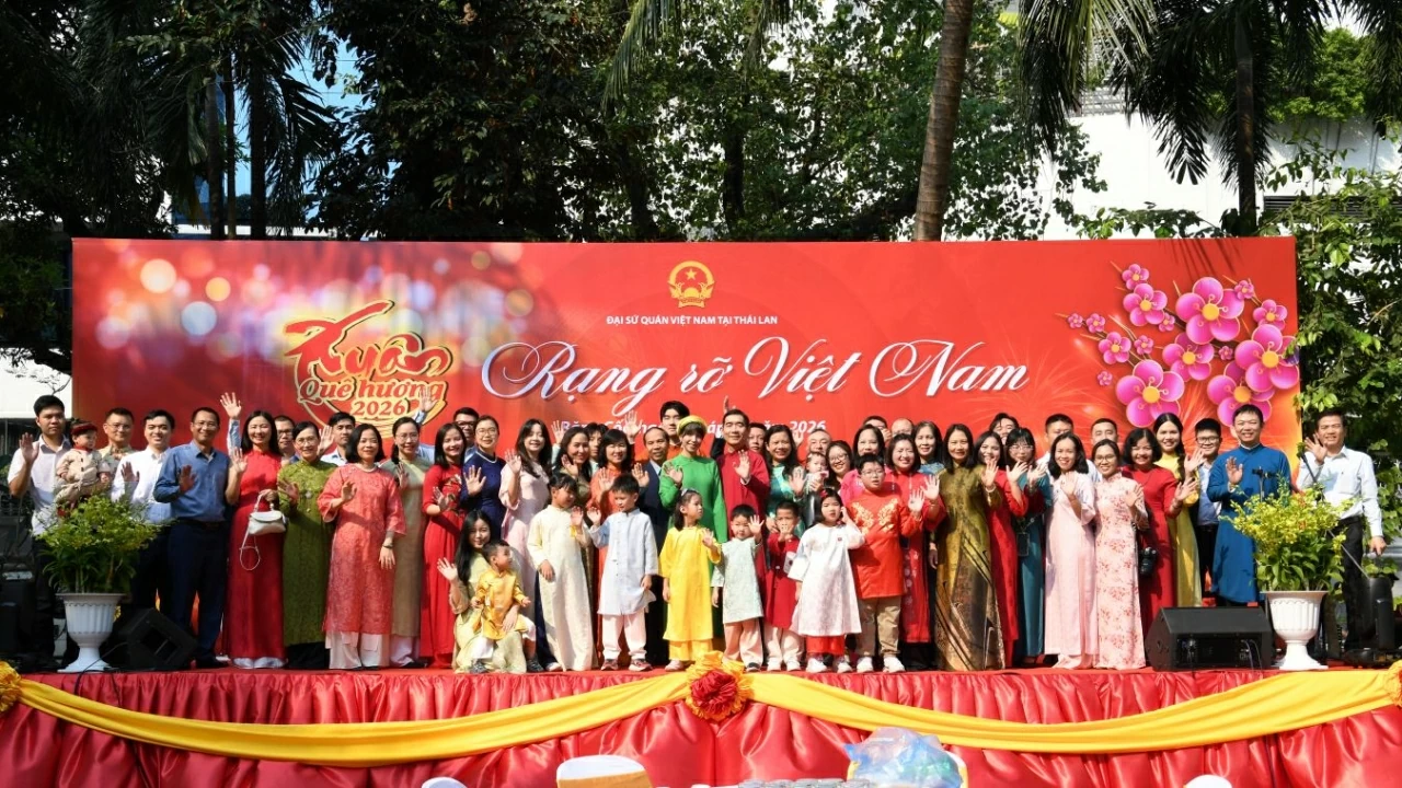 Tết cộng đồng ‘Rạng rỡ Việt Nam’ tại Thái Lan