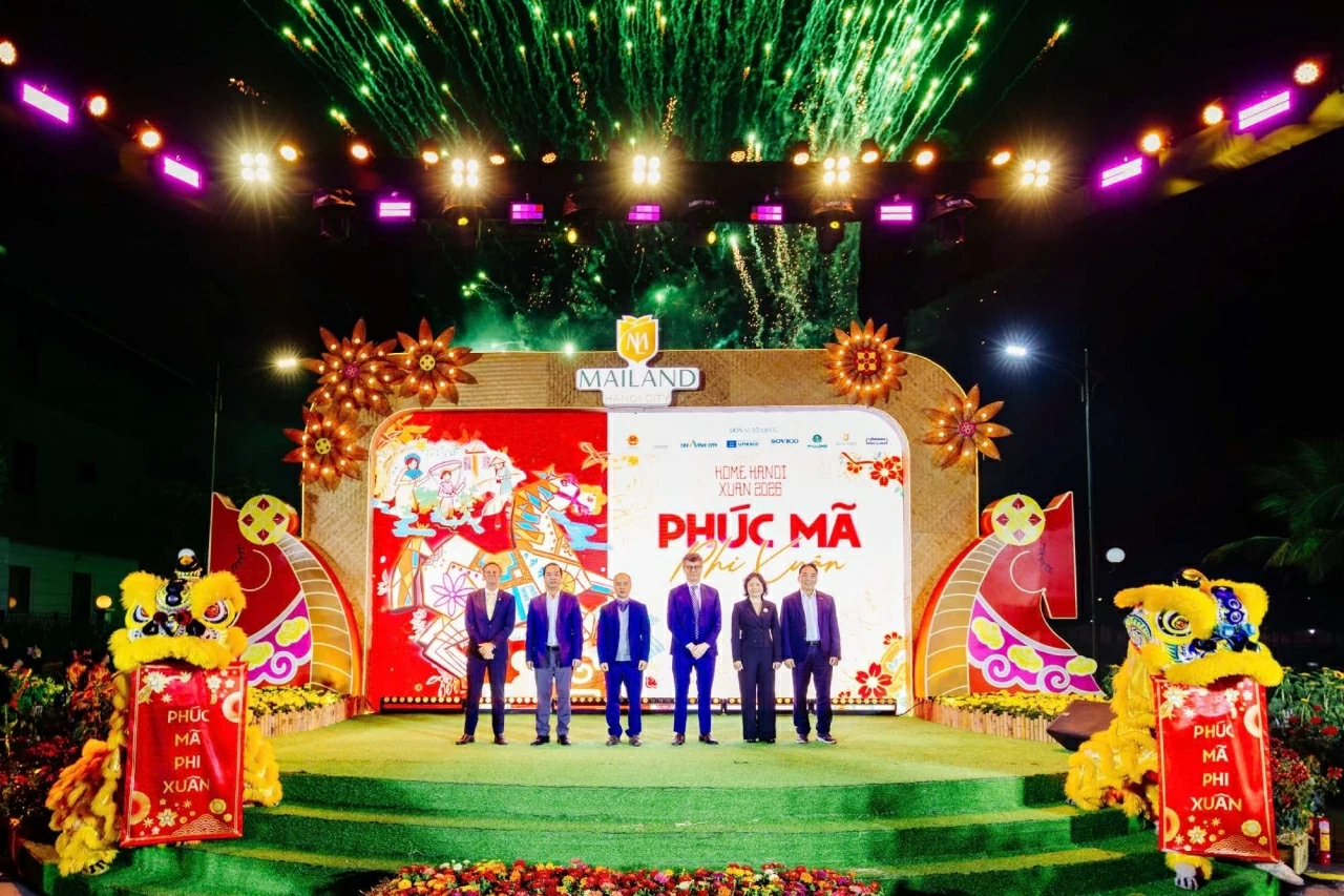 Khai mạc Home Hanoi Xuan 2026 – 'Phúc Mã Phi Xuân' tại phía Tây Hà Nội