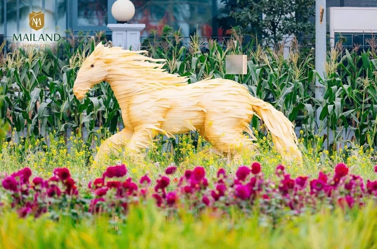 Khai mạc đường hoa Home Hanoi Xuan 2026 – 'Phúc Mã Phi Xuân' tại phía Tây Hà Nội