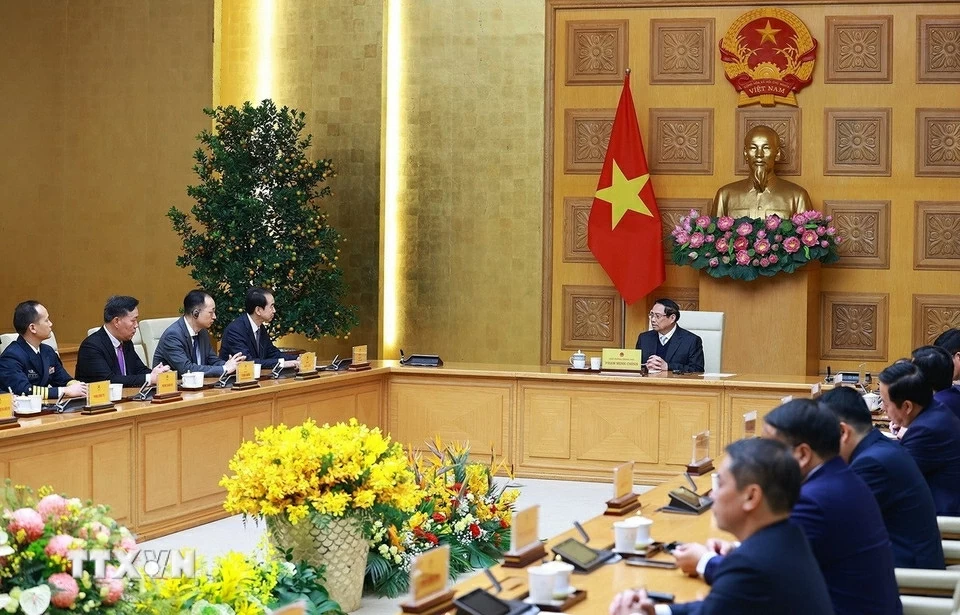 Thủ tướng Chính phủ Phạm Minh Chính tiếp Đại sứ Trung Quốc tại Việt Nam Hà Vĩ
