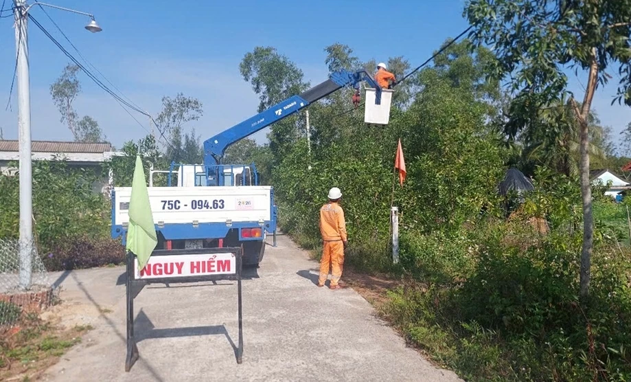 Lịch cúp điện Thành phố Huế hôm nay ngày 10/2/2026