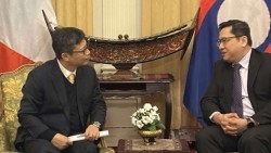 Đại sứ Việt Nam tại Pháp Trịnh Đức Hải chào xã giao Đại sứ Lào