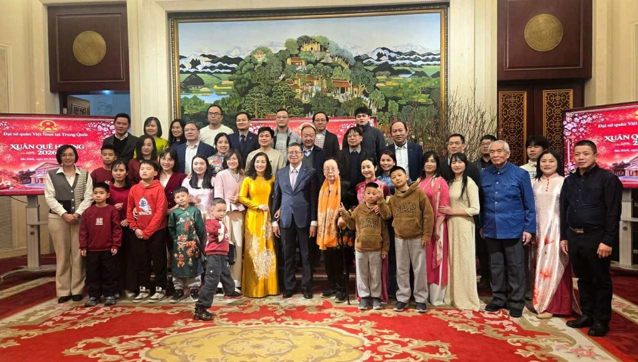 Người Việt Nam tại Trung Quốc cùng đón Xuân Quê hương 2026