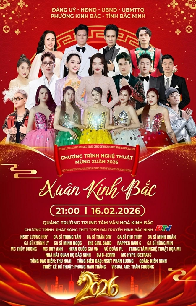 Chương trình quy tụ nhiều nghệ sĩ tên tuổi từ Trung ương và địa phương