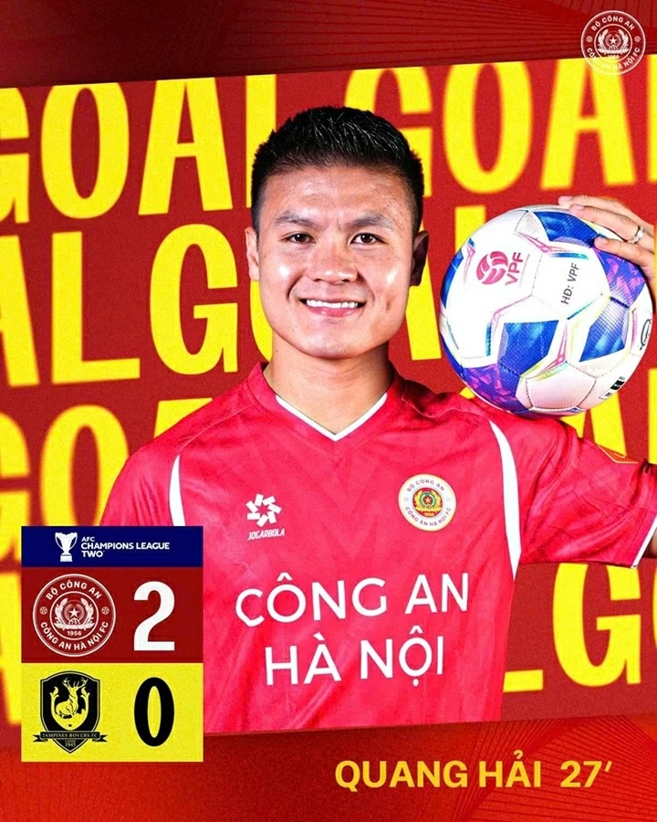 Quang Hải giúp CAHN đặt một chân vào tứ kết cúp châu Á Quang Hải giúp CAHN đặt một chân vào tứ kết cúp châu Á