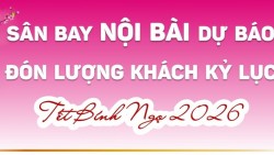 Dịp Tết Nguyên đán 2026, sân bay Nội Bài, Tân Sơn Nhất dự kiến đón lượng khách cao kỷ lục