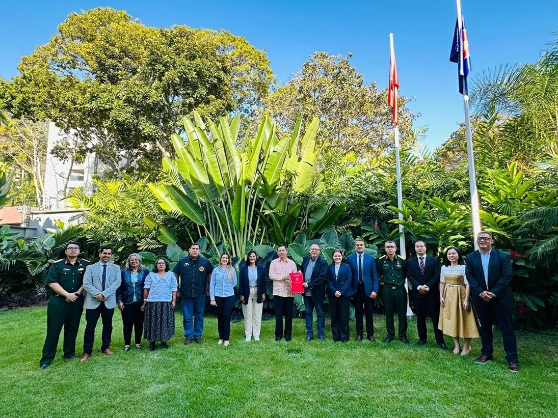 Các lực lượng chính trị Venezuela chúc mừng thành công Đại hội XIV Đảng Cộng sản Việt Nam