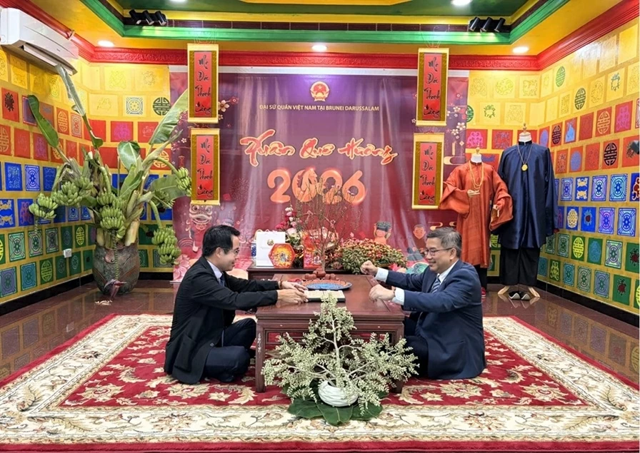 Tết Cộng đồng 2026 và khai trương không gian văn hoá Việt Nam tại Brunei Darussalam
