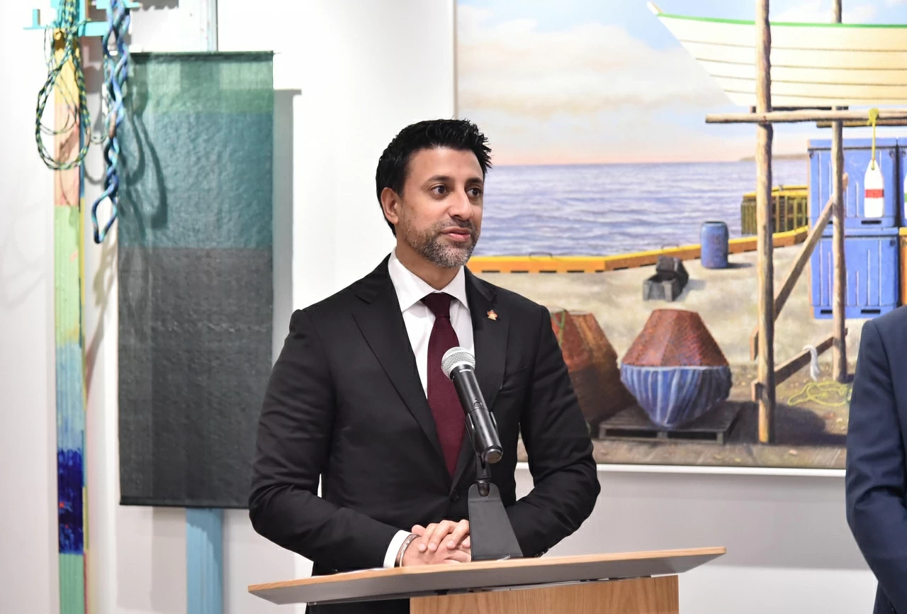 Bộ trưởng Bộ Thương mại quốc tế Canada, ông Maninder Sidhu phát biểu tại buổi lễ. (Ảnh: Thành Long) Bộ trưởng Bộ Thương mại quốc tế Canada, ông Maninder Sidhu phát biểu tại buổi lễ. (Ảnh: Thành Long)