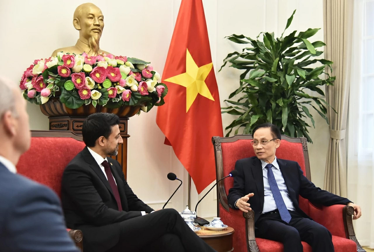 Bộ trưởng Lê Hoài Trung khẳng định Việt Nam rất coi trọng, mong muốn thúc đẩy mạnh mẽ quan hệ Đối tác toàn diện với Canada. (Ảnh: Thành Long)