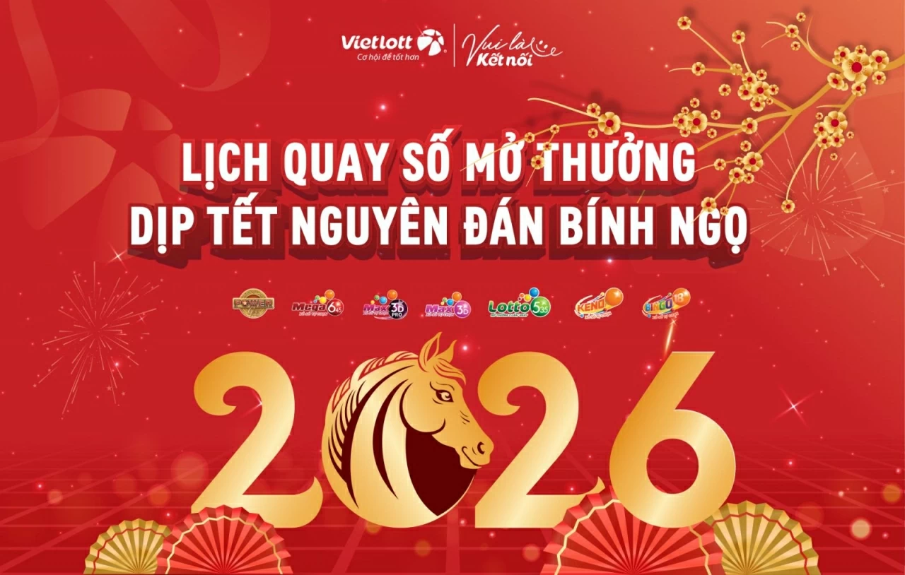Vietlott 16/2 xổ số Vietlott hôm nay nghỉ Tết Bính Ngọ 2026, xổ số Vietlott khi nào mở trở lại?
