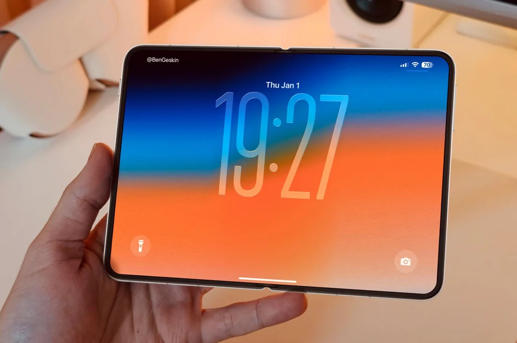 iPhone gập: Sự khởi đầu cho xu hướng mới trong ngành smartphone? iPhone gập 1.png