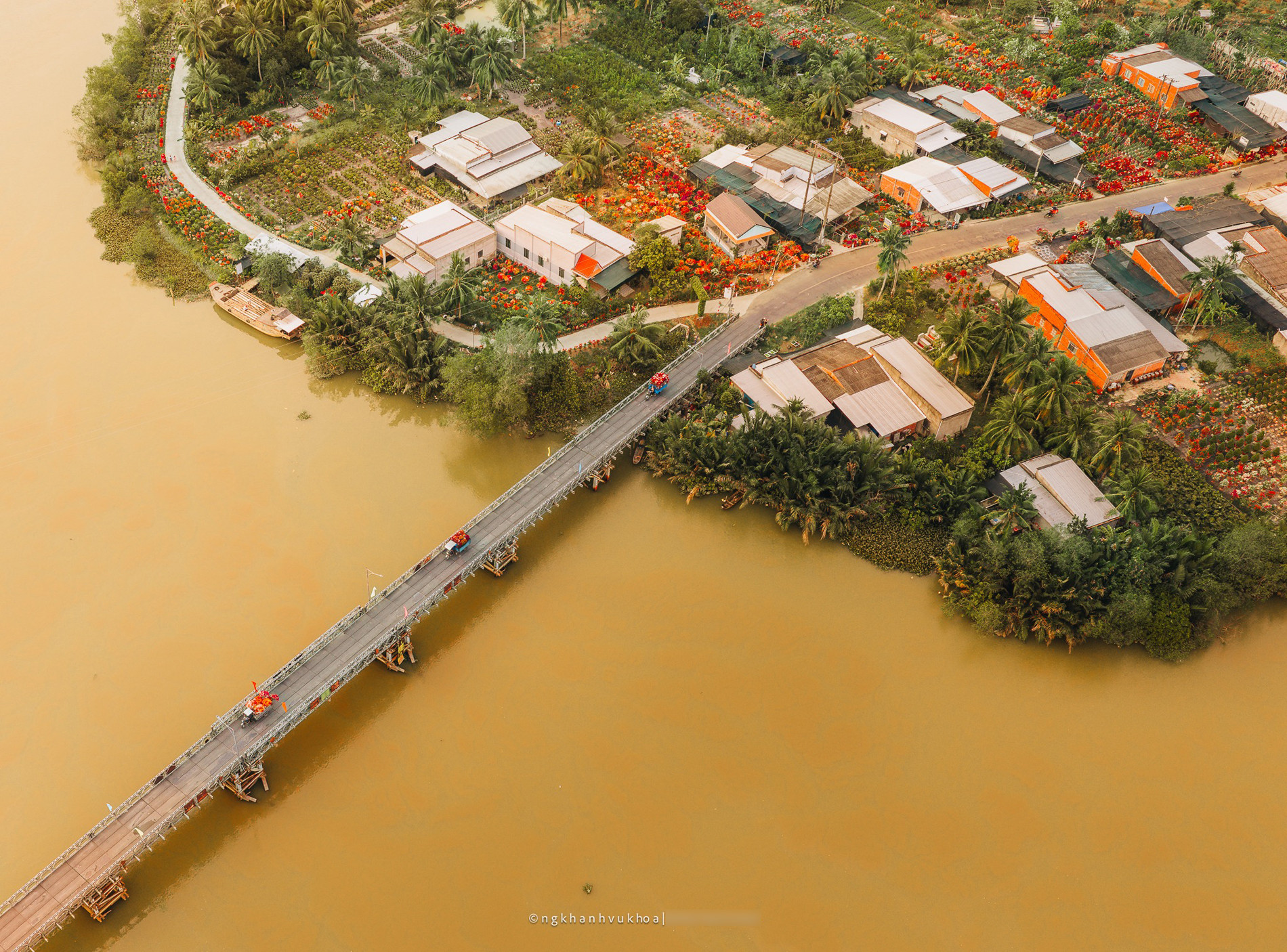 Làng hoa giấy Phú Sơn: Điểm check-in hấp dẫn dịp Tết ở Vĩnh Long làng hoa giấy vĩnh long 2.jpg