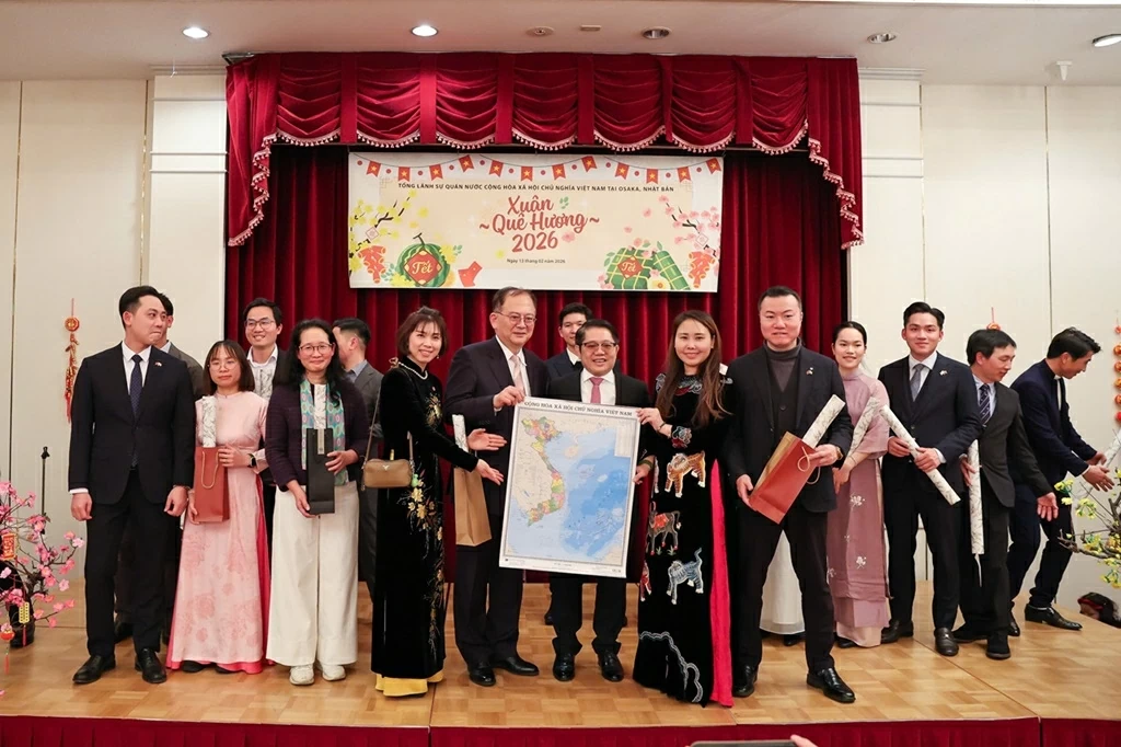 Tổng Lãnh sự quán Việt Nam tại Osaka tổ chức đón Tết Bính Ngọ “Xuân Quê hương 2026”