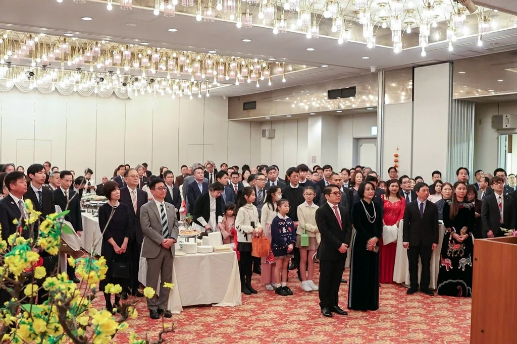 Tổng Lãnh sự quán Việt Nam tại Osaka tổ chức đón Tết Bính Ngọ “Xuân Quê hương 2026” Tổng Lãnh sự quán Việt Nam tại Osaka tổ chức đón Tết Bính Ngọ “Xuân Quê hương 2026”