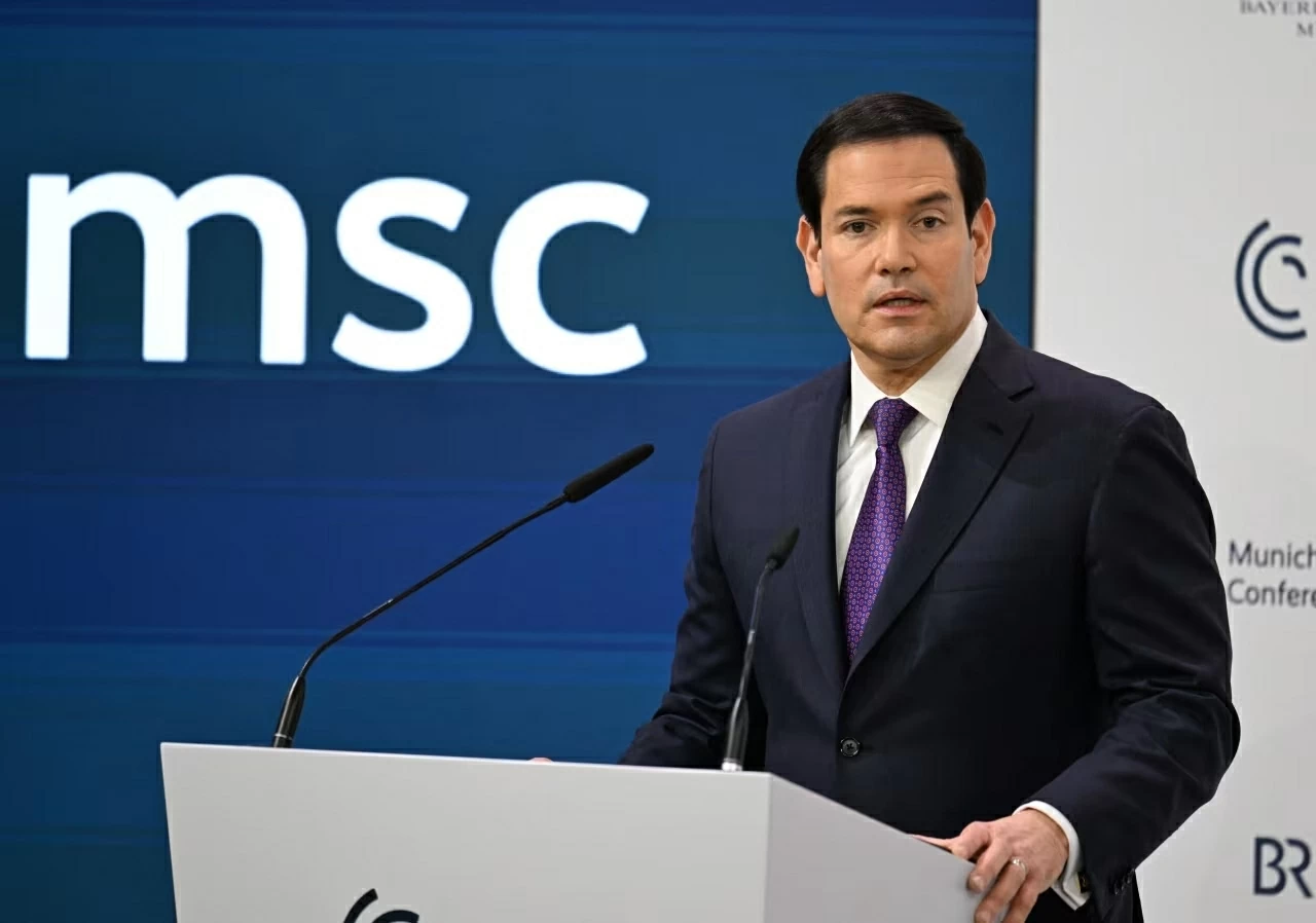 Ngoại trưởng Mỹ Marco Rubio phát biểu tại Hội nghị An ninh Munich lần thứ 62 (MSC) ở Munich, Đức hôm 14/2. (Nguồn: Getty Images)
