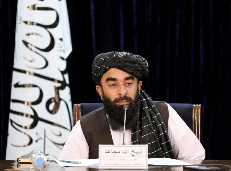 Phát ngôn viên của Taliban Zabihullah Mujahid. (Nguồn: MSN)