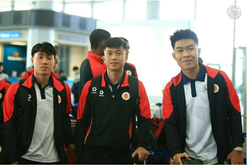 CLB Công an Hà Nội lên đường dự vòng 1/8 AFC Champions League 2 CLB Công an Hà Nội lên đường dự vòng 1/8 AFC Champions League 2