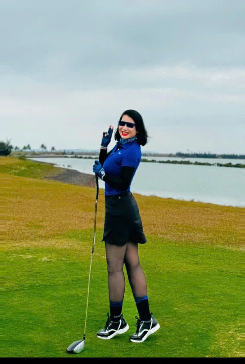 Golf giúp doanh nhân Nguyễn Thị Loan cân bằng nhịp sống và làm mới tư duy doanh nhân.