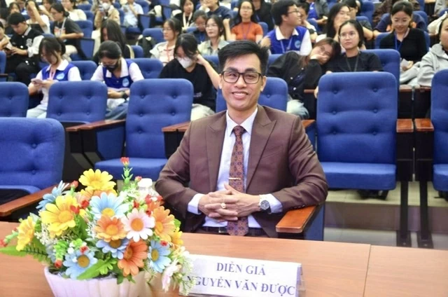   Luật sư, Trọng tài viên Nguyễn Văn Được tại một sự kiện chuyên môn.