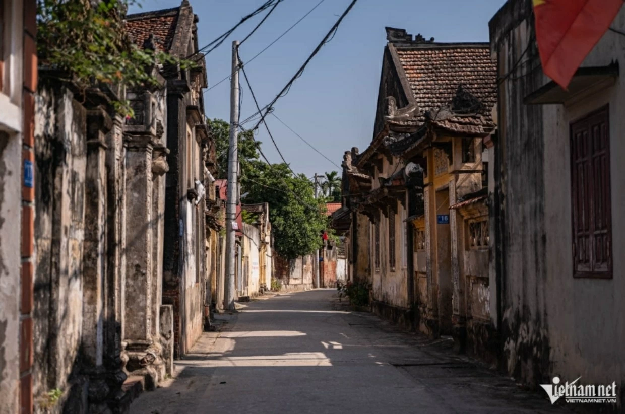 Vẻ đẹp bình yên, cổ kính của Làng Cựu. (Nguồn: Vietnamnet)