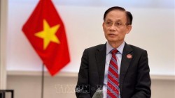 Bộ trưởng Ngoại giao Lê Hoài Trung trả lời phỏng vấn về kết quả chuyến tham dự Cuộc họp Khai mạc Hội đồng Hòa bình về Gaza