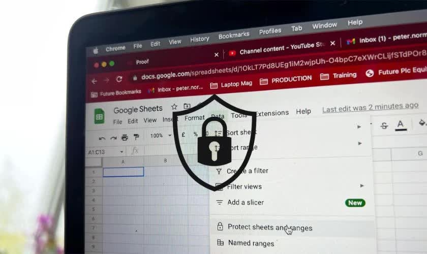 Cách khóa Sheet trong Google Sheet nhanh chóng và dễ dàng nhất
