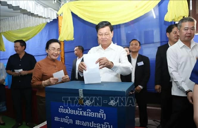 Lào bầu cử đại biểu Quốc hội khóa X và Hội đồng nhân dân cấp tỉnh khóa V