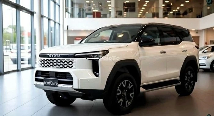 Toyota Fortuner thế hệ mới qua h&igrave;nh dung của nghệ sĩ.