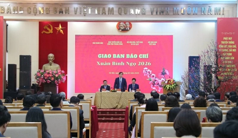 Giao ban báo chí Xuân Bính Ngọ 2026 Giao ban báo chí Xuân Bính Ngọ 2026