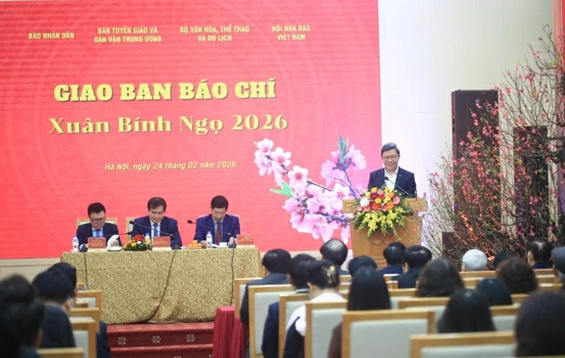 Giao ban báo chí Xuân Bính Ngọ 2026 Giao ban báo chí Xuân Bính Ngọ 2026