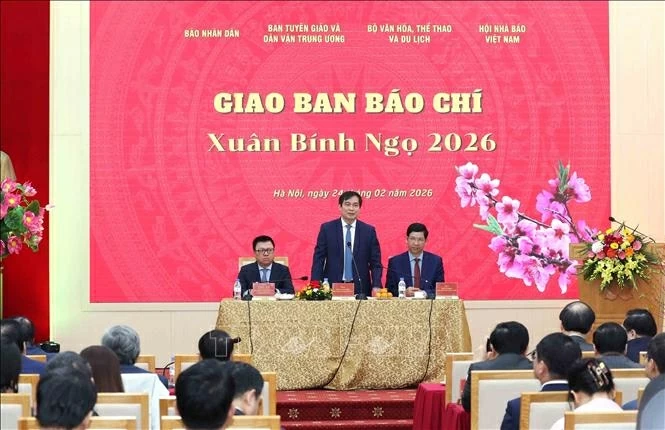 Giao ban báo chí Xuân Bính Ngọ 2026