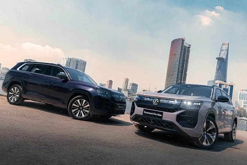 Mẫu xe SUV Volkswagen Teramont Pro và Pro Max tại Việt Nam.