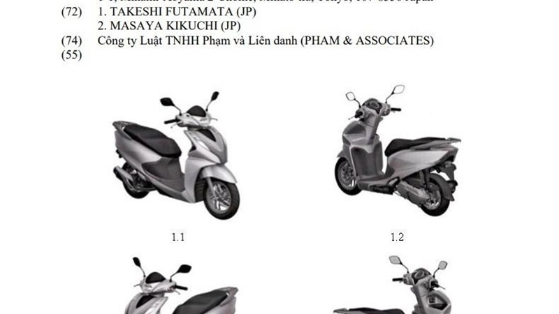 Honda Việt Nam đăng ký kiểu dáng công nghiệp mẫu xe tay ga mới