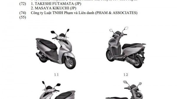 Honda Việt Nam đăng ký kiểu dáng công nghiệp mẫu xe tay ga mới