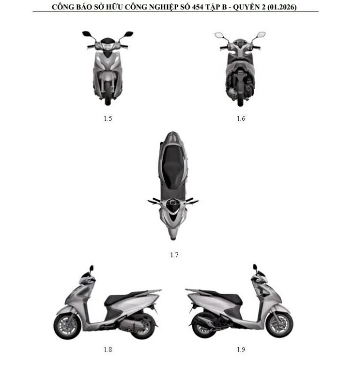 Điểm đáng chú ý của mẫu xe tay ga mới nằm ở thiết kế thực dụng, thân xe bề thế vừa phải, yên dài và sàn để chân rộng.