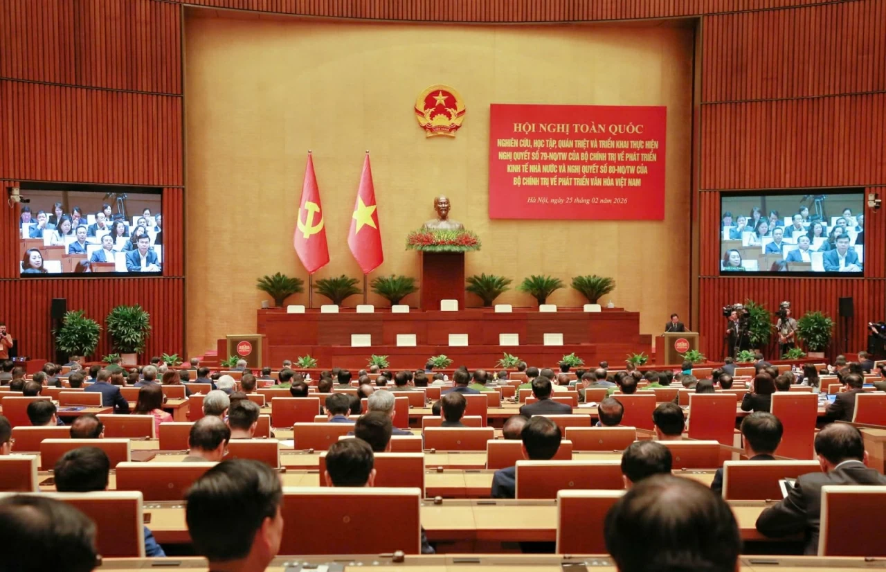 Ph&aacute;t biểu của Tổng B&iacute; thư T&ocirc; L&acirc;m tại Hội nghị to&agrave;n quốc nghi&ecirc;n cứu, học tập, qu&aacute;n triệt v&agrave; thực hiện Nghị quyết 79-NQ/TW v&agrave; 80-NQ/TW của Bộ Ch&iacute;nh trị