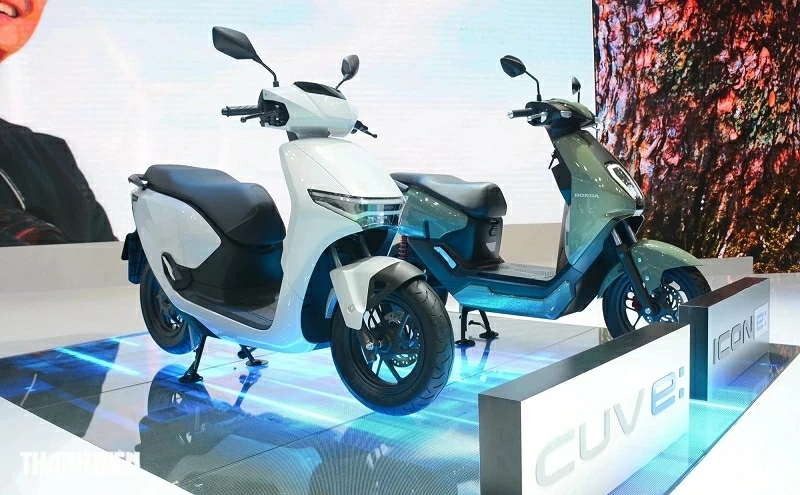 Honda CUV e: được phát triển dựa trên mẫu xe máy điện Honda SC e: Concept. Honda CUV e: được phát triển dựa trên mẫu xe máy điện Honda SC e: Concept.