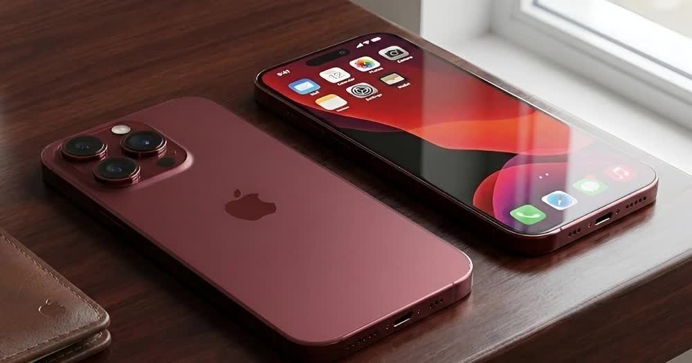 iPhone 18 Pro lộ diện màu đỏ thẫm mới, đậm chất cao cấp