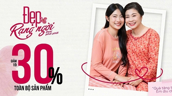 Thời trang Việt Thắng triển khai chương trình ‘Đẹp rạng ngời - Deal phơi phới’, giảm giá đến 30%