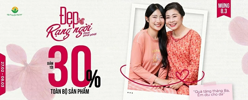 Thời trang Việt Thắng triển khai chương trình ‘Đẹp rạng ngời - Deal phơi phới’, giảm giá đến 30%