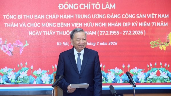 Toàn văn phát biểu của Tổng Bí thư Tô Lâm nhân dịp kỷ niệm 71 năm Ngày Thầy thuốc Việt Nam