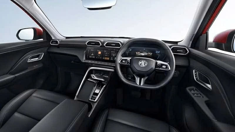 Không gian nội thất nhiều khả năng vẫn lấy màn hình trung tâm cỡ lớn làm điểm nhấn.