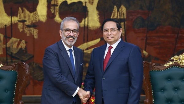 Prime Minister Pham Minh Chinh receives Portuguese Minister of State and Foreign Affairs Paulo Rangel