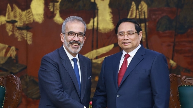 Thủ tướng Chính phủ Phạm Minh Chính tiếp Bộ trưởng Quốc vụ, Bộ trưởng Ngoại giao Bồ Đào Nha Paulo Rangel