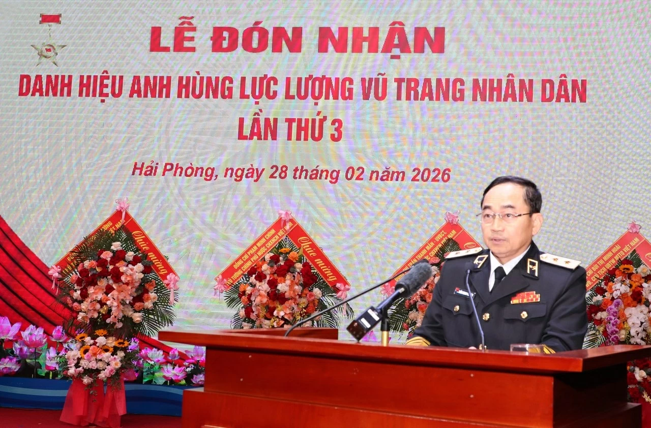 Quân chủng Hải quân tổ chức Lễ đón danh hiệu Anh hùng Lực lượng Vũ trang Nhân dân lần thứ 3 Quân chủng Hải quân tổ chức Lễ đón danh hiệu Anh hùng lực lượng vũ trang nhân dân lần thứ 3