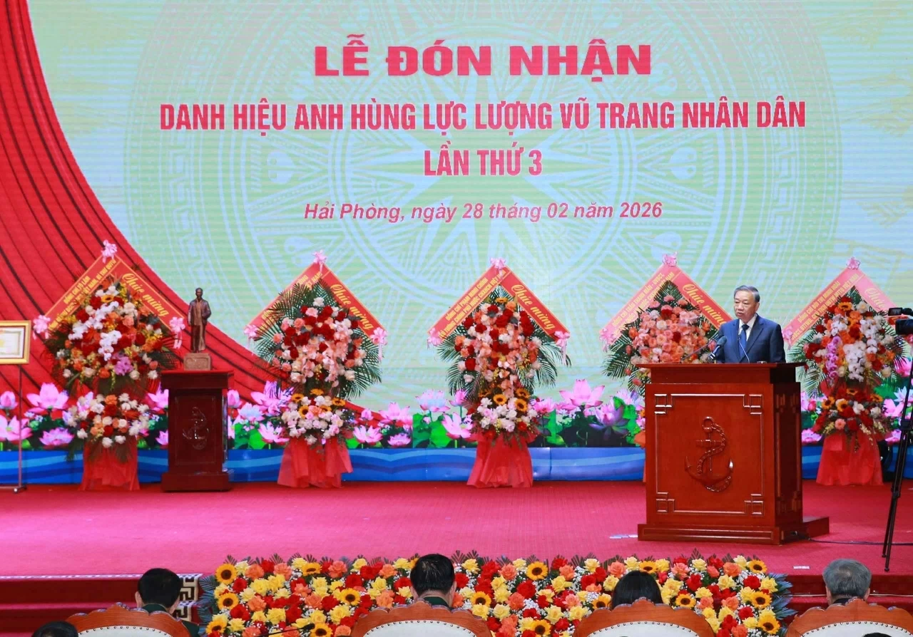 Quân chủng Hải quân tổ chức Lễ đón danh hiệu Anh hùng Lực lượng Vũ trang Nhân dân lần thứ 3