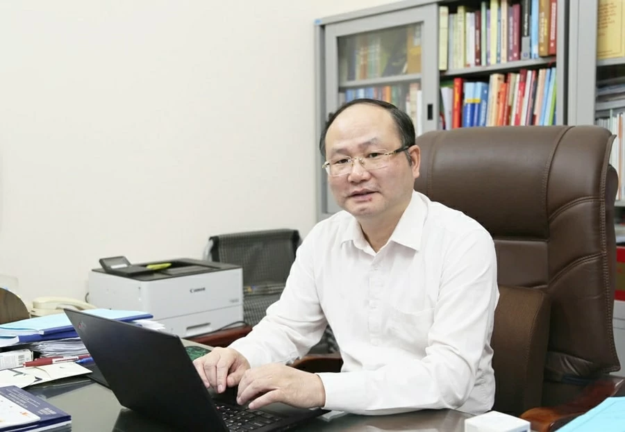 PGS.TS Tường Duy Kiên, Viện trưởng Viện Quyền con người (Học viện Chính trị quốc gia Hồ Chí Minh). (Ảnh: Đình Hiệp)