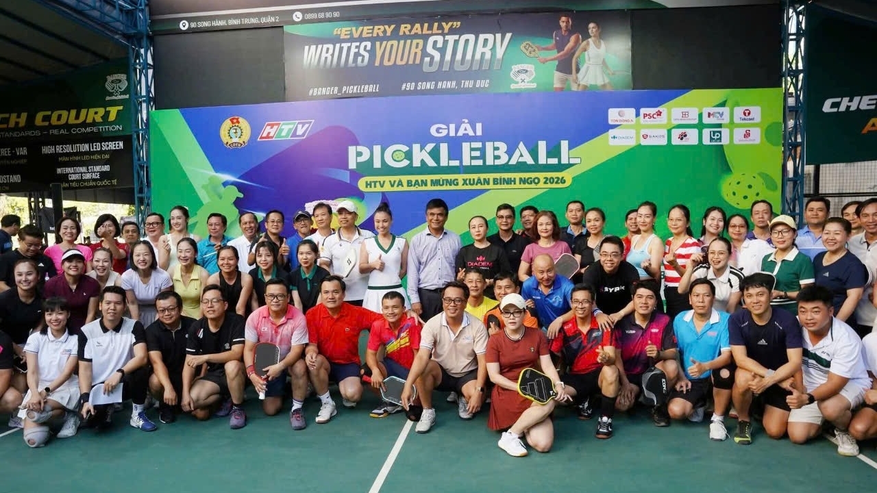 HTV tổ chức giải pickleball đầu Xuân